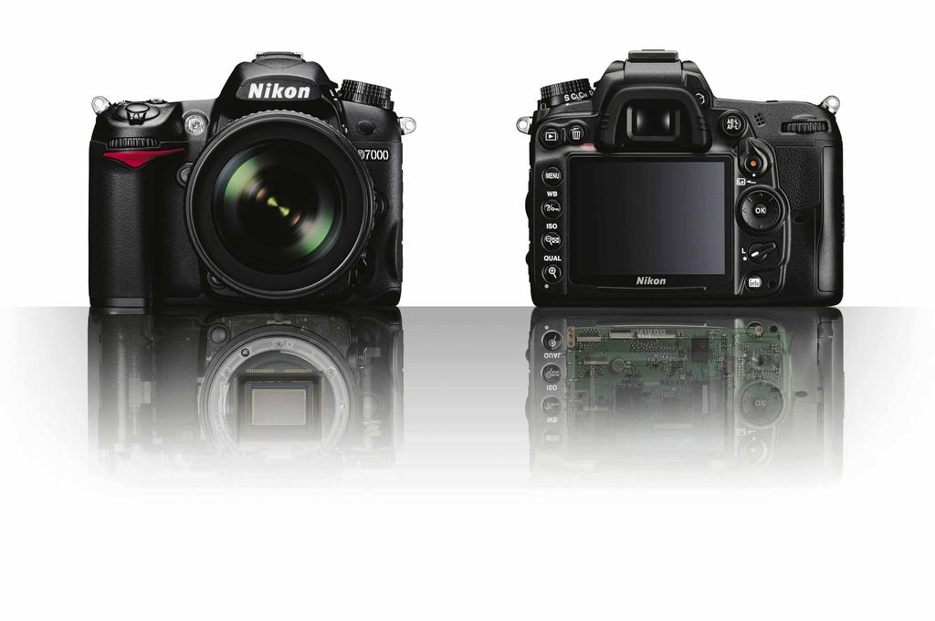 Desempenho inspirado num tamanho que mantém um disparo contínuo Apresentamos a nova Nikon D7000, uma câmara pronta para ir onde quer que a sua fotografia ou cinematografia o levem.
