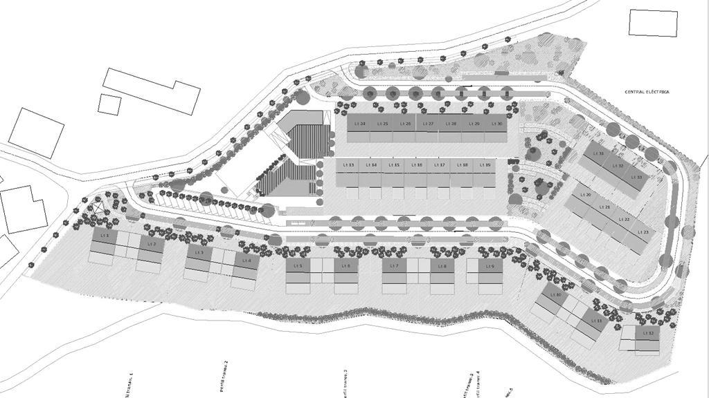 LOTEAMENTO HABITACIONAL QUINTA DA GALEIRA Projeto de arquitetura e engenharias and engineering design Criação dos lotes e das infraestruturas para um conjunto habitacional com 34 moradias