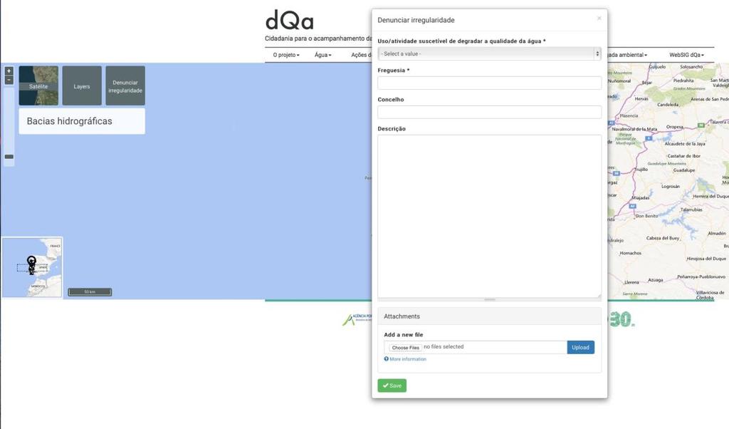 A Plataforma dqa WebSIG