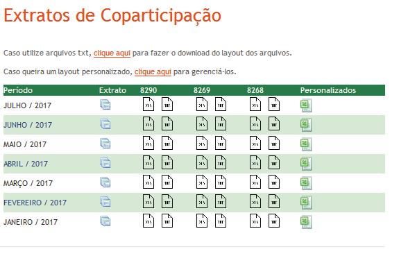 Serviços para Lotação 3º Passo - Preencha o nome do arquivo. - Utilize o tipo de separador (ex.