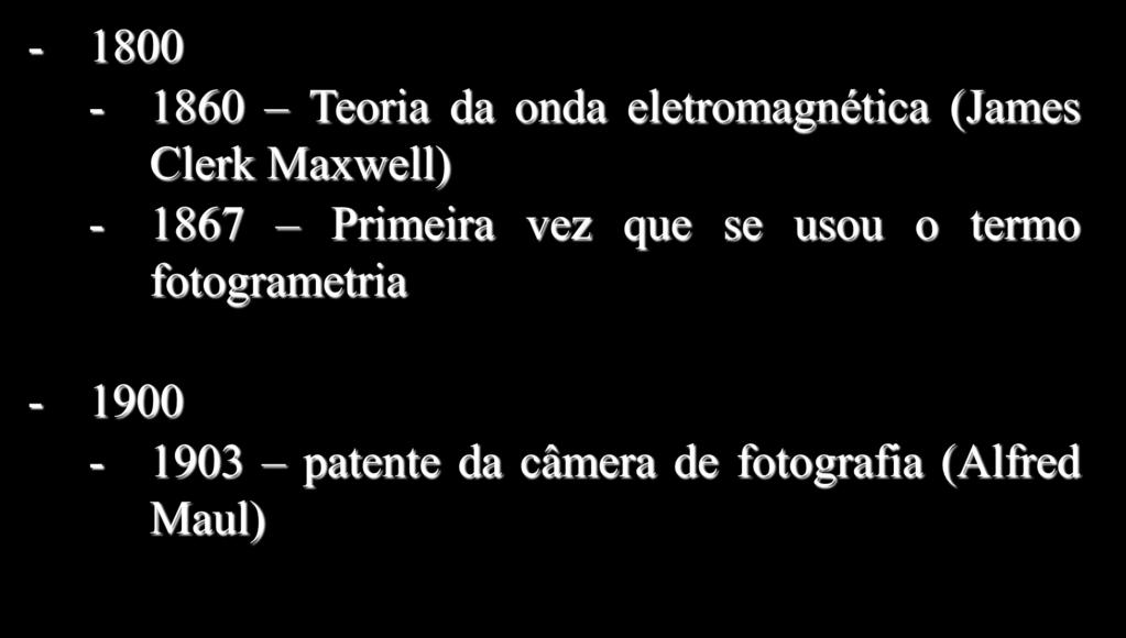 Marcos significativos do sensoriamento remoto - 1800-1860 Teoria da onda eletromagnética (James Clerk Maxwell)