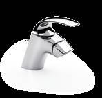 5A6168C00 Existem duas possibilidades para banheira: torneira exterior ou de encastrar.