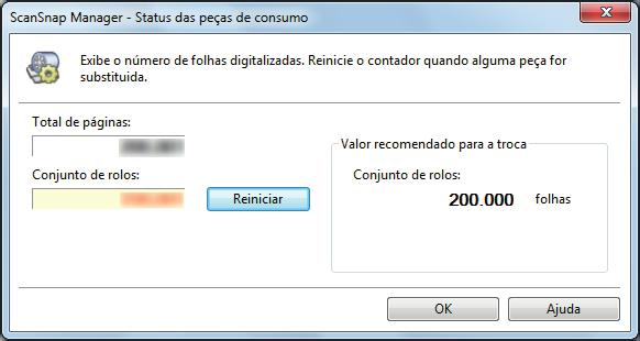 Verificando o status das peças de consumo Verificando o status das peças de consumo É possível verificar o status de cada peça de consumo de acordo com o seguinte procedimento. 1.