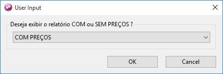 Verá o seguinte relatório: Como mencionado antes, este relatório servirá como