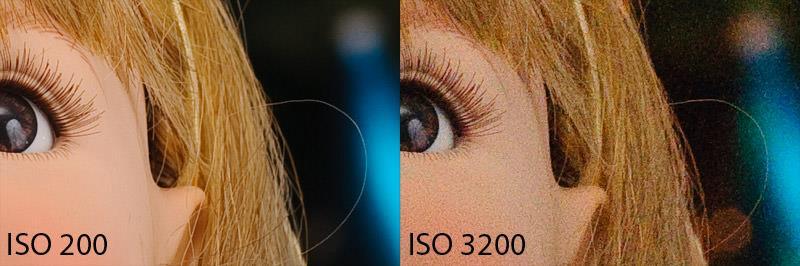 ISO ou sensibilidade ISO refere-se à sensibilidade do sensor à luz que entra na câmara quando a