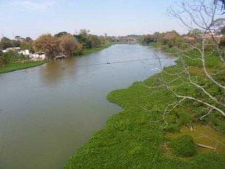 Visitamos os rios Paraíba, o Córrego Vidoca, Rio Buquira e o lago artificial do Parque da Cidade.