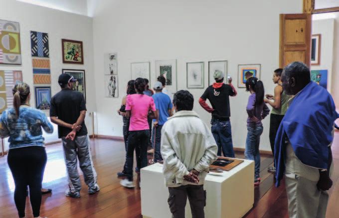 163 ❸ Visita educativa do grupo do CAPS adulto ao acervo da Pinacoteca