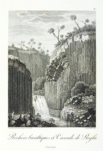 22 Figura 1: Prancha de Alexandre von Humboldt da paisagem vulcânica na Fazenda de Santa Maria Regla, 1803.