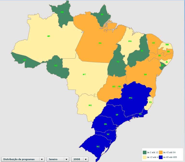 ~ 2600 programas ( ~ 4400: mestrados profissionais +