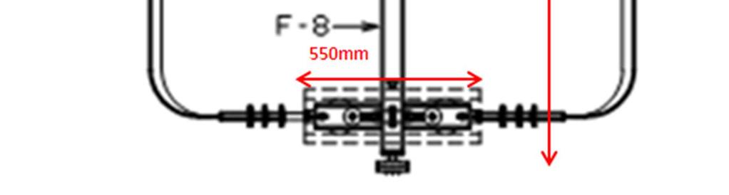do comprimento. Vale ressaltar que os comprimentos expostos às interferências eletromagnéticas se referem ao comprimento da chave seccionadora (550 mm) e do suporte que a sustenta (1600 mm).
