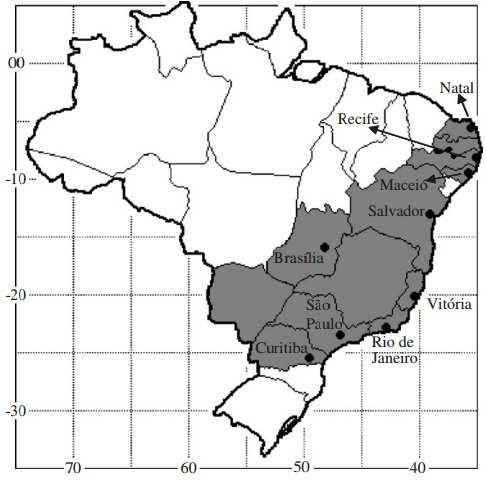 CAPÍTULO 3 Pesquisas Brasileiras sobre Uso Final de Energia 85 Figura 3.26 Mapa do Brasil com os 12 estados estudados Fonte: Ghisi et al.