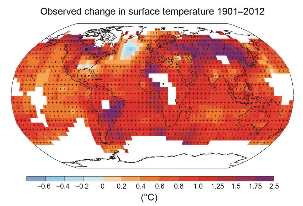 ALTERAÇÕES OBSERVADAS DO CLIMA ATUAL: Escala Global Temperatura do ar