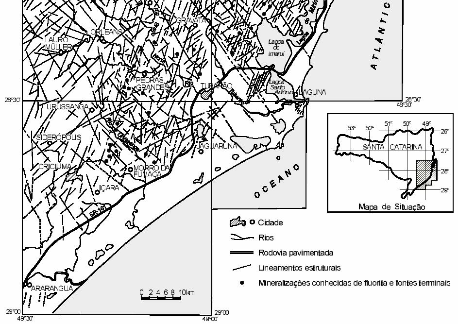 A abordagem estrutural para a Folha Criciúma (Figura.