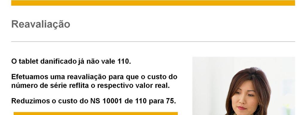 O número de série que foi devolvido danificado não tem o valor original.