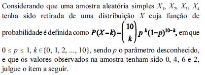 Exercício 4 Resolução Você percebeu fácil que se trata de uma binomial, certo?