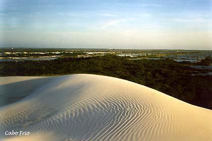 O Registro Deposicional Dunas A duna é formada a partir do transporte de areia na direção preferencial do