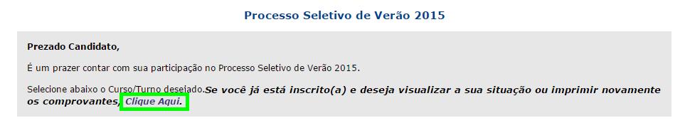 Depois em Faça sua Prova Online d. Clique na opção Clique Aqui conforme exemplo abaixo e. f. Informe seu usuário (CPF ou código) e senha; Clique no ícone Responder Prova ou Responder Redação 2.2.3.