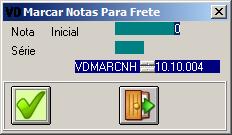 1.1.5 Geração do Conhecimento CAMINHO: Faturamento/Frete/Gera Conhecimento (GSM) Ao inserir o código da tabela de frete (cadastrada anterirormente), selecionar as datas e