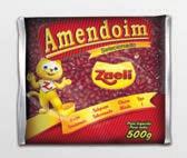LINHA: APERITIVOS - Grupo: Amendoim e Castanha Os amendoins Zaeli possuem grãos de tamanhos expressivo por se tratar do produto conhecido como amendoim cavalo.