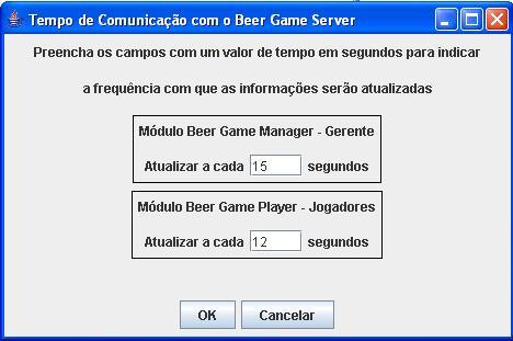 O Beer Game Server é responsável por armazenar e atualizar as informações sobre o jogo e o estado dos participantes.
