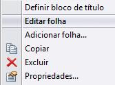 Clique com o botão direito na área gráfica e selecione Editar folha.