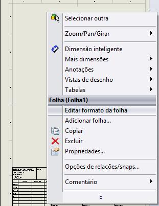 Caso o SolidWorks iniciar a ferramenta Vista de