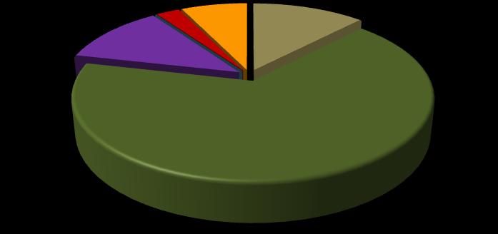 Gráfico 11 Distribuição dos alunos por modalidade ensino em Monte Castelo - 2007 11,7% 0,0% 2,5% 7,2% 0,0% 12,2% 66,4% Creche Pré-escola Ensino Fundamental Ensino Médio Educação Profissional (Nível