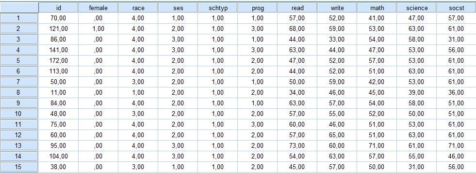 Data View