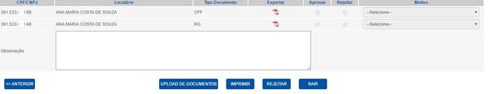 4.7.4. Locadores É possível preencher a Ficha Cadastral do Locador, seguindo o mesmo padrão de preenchimento das demais fichas cadastrais. O botão Novo locador permite a inclusão de novos locadores.