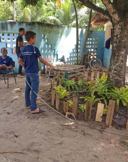 empoderamento juvenil através da revitalização da escola e nosso apoio para a