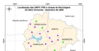 Experiência em Belo Horizonte -40% do total de resíduos