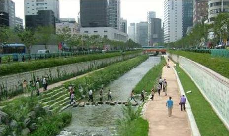 EDI 64_Arquitetura e Urbanismo Revitalização Coréia do Sul Para garantir a recuperação ambiental a prefeitura