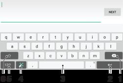 Introduzir texto Teclado virtual Pode introduzir texto com o teclado QWERTY virtual tocando rapidamente em cada letra individualmente ou pode utilizar a funcionalidade de Escrita com gestos e