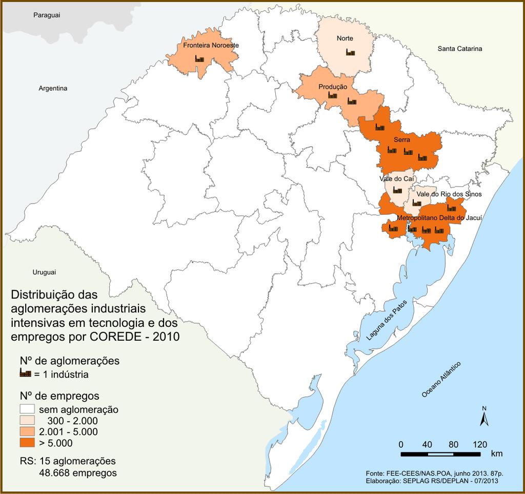 A percepção das desigualdades regionais Dinâmicas territoriais recentes Distribuição das