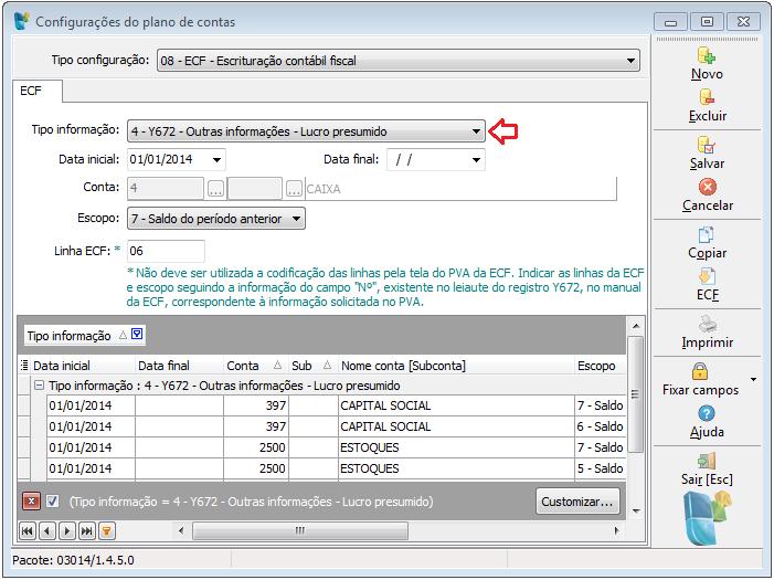 Quando a empresa for optante do REFIS deverá configurar também o registro Y681 Informações de optantes pelo REFIS o registro Y690 Informações de optantes