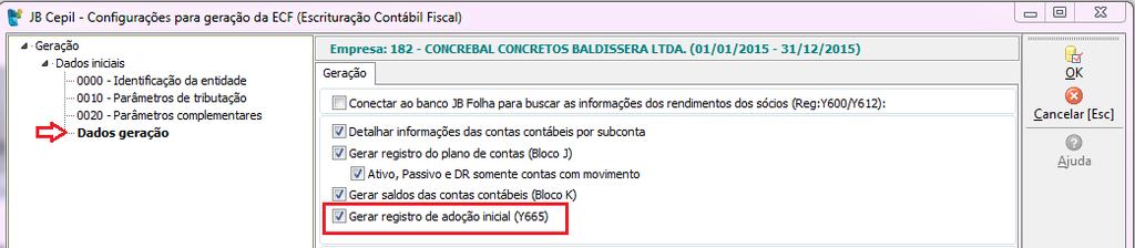 Também para facilitar a geração das informações deste registro, para as empresas que talvez não usam a distribuição e pagamentos dos lucros automaticamente pelo pacote 3060, geramos este registro