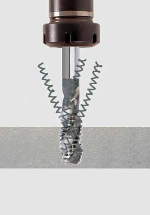 RECOMENDAÇÕES TÉCNICAS MACHOS PARA MÁQUINA CANAL HELICOIDAL PONTA HELICOIDAL CANAL RETO Para Furos Cegos em materiais de cavacos longos. Saída de cavacos para trás evitando acúmulo no fundo do furo.