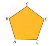 9. Na figura está representado um pentágono regular [ABCDE].
