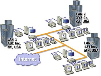 LAN (Local Area Network).