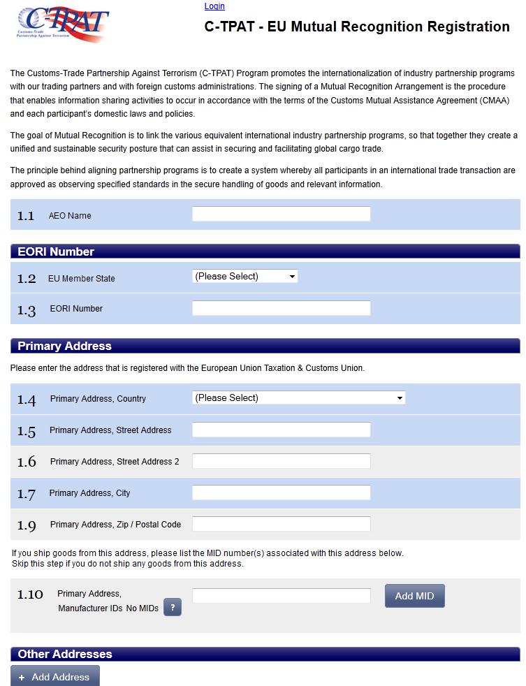 Registo 1 / 2 O texto no topo da página contém informação sobre o Reconhecimento Mútuo.