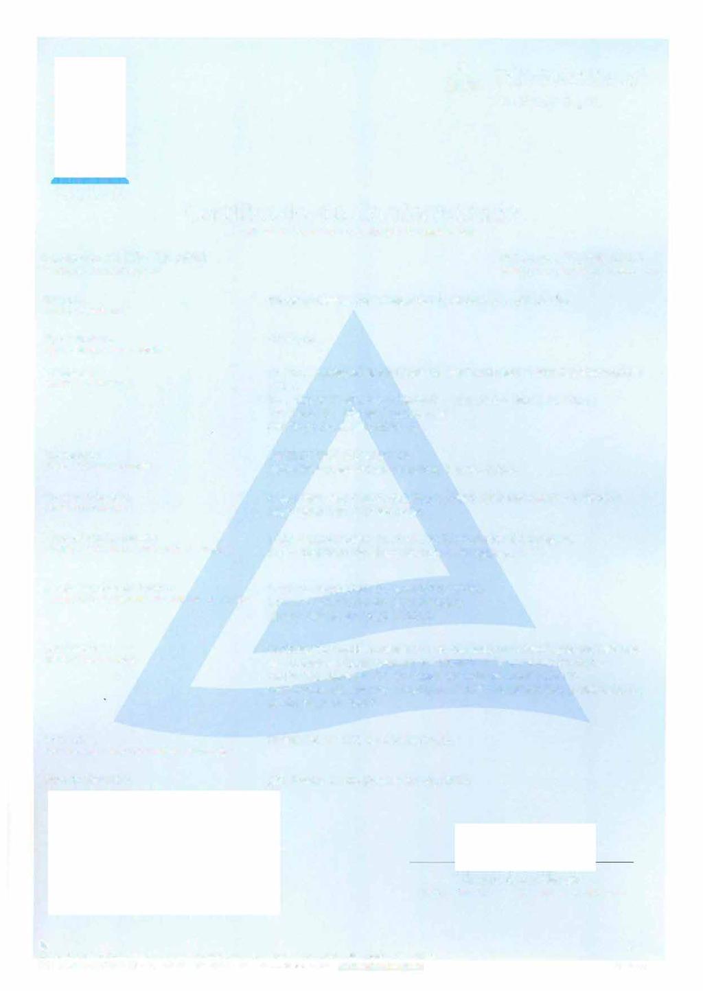 /;;!. TOVRheinland Acreditado desde 993 Certificate of Compliance Certificado de Conformidad Certificado n : TUV 2.