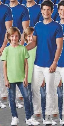 Alta Qualidade T-shirt Colorida (150-165gr) Impressão Digital (DTG) colorida (W+CMYK) - 1 face 1-4