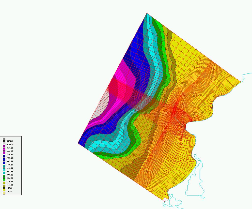 Delft 3D - Hydrodynamic modeling B.C.: unsteady currents (logarithmic) (merged ELCOM and measurements) density profile B.C.: unsteady water levels (tidal measurments) density profile B.C. (surface): free surface (sigma layer) unsteady, uniform wind shear B.