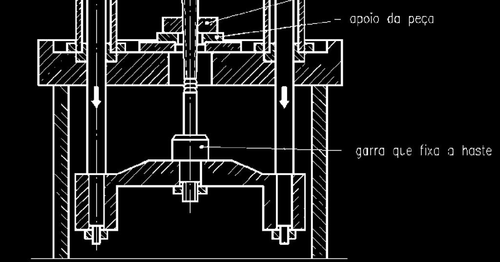 2 Brochadeiras As brochadeiras consistem basicamente de um mecanismo capaz de produzir o movimento relativo entre a ferramenta e a peça, que normalmente é linear.