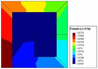 permeabilidade Figura 8 - Campo de pressão obtido por cada método no problema do labirinto Também pode-se facilmente analisar a monotonicidade das curvas de queda de pressão