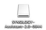 Synology Assistant-SYNOLOGY.dmg, no ambiente de trabalho.
