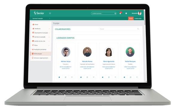 AVALIE Acompanhe o desempenho de sua equipe para maximizar resultados. CONECTE Conecte as pessoas e promova um ambiente de colaboração.