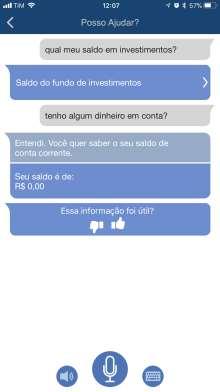 Inteligência Artificial BB Mobile Com Voz 144 transações mapeadas +85 transações na fila Em piloto