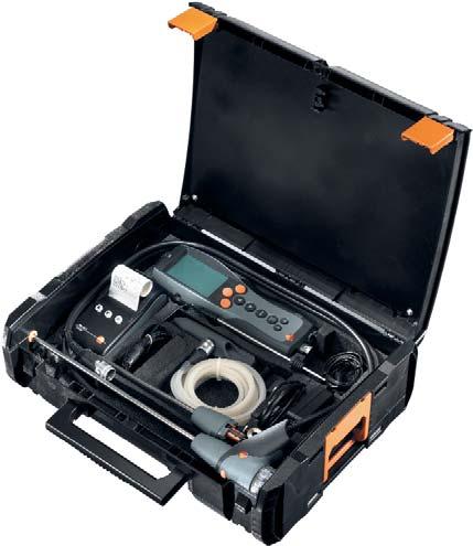 Num relance Testo criou um kit especial para os técnicos e instaladores de aquecimento.