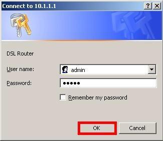 4- Abra o seu navegador de Internet e digite na barra de endereços o IP do gateway padrão: http://10.1.1.1 e tecle Enter.